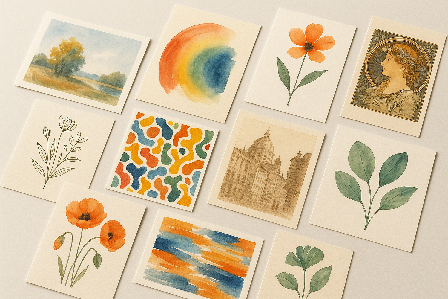 Cards and poster cards