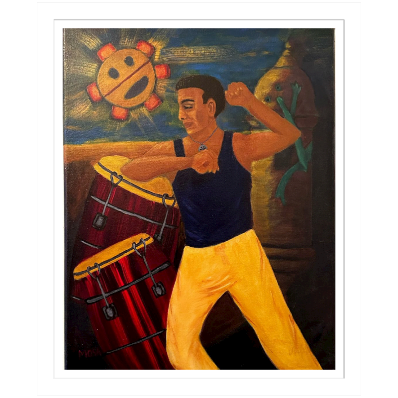 Bomba Bajo El Sol Taino (Giclee Print)