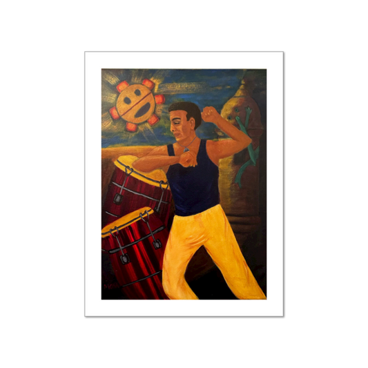 Bomba Bajo El Sol Taino (Small Giclee Print)